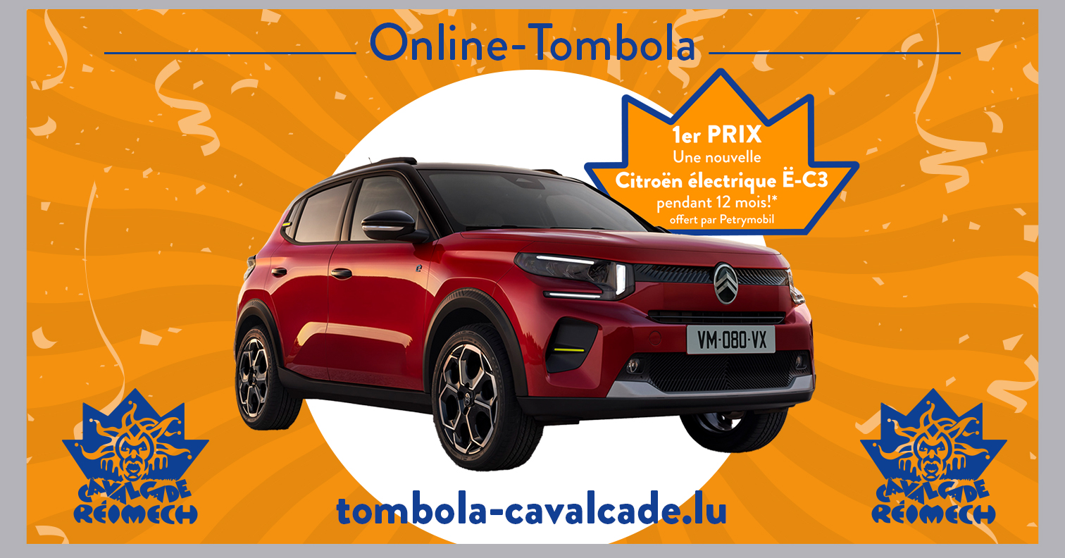 Sat 1 Frühstücksfernsehen Gewinnspiel Heute Telefonnummer 01379 Tombola Cavalcade Remich - Lose kaufen und ein Citroën E-C3 gewinnen!*